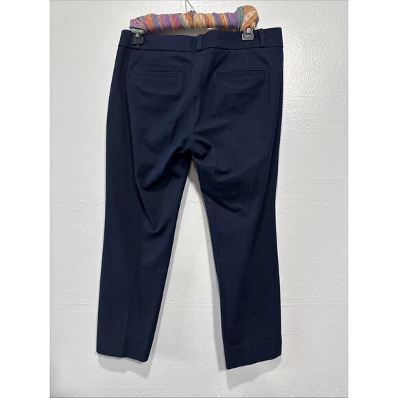 Banana Republic Sloan Slim Ankle Pants Womens 6 Petite Navy Blue Office Career - Picture 2 of 10